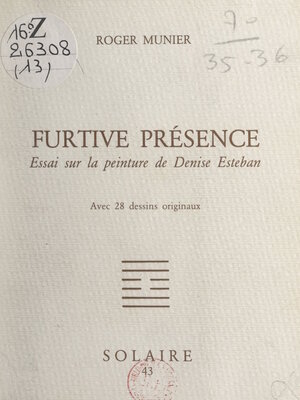 cover image of Furtive présence